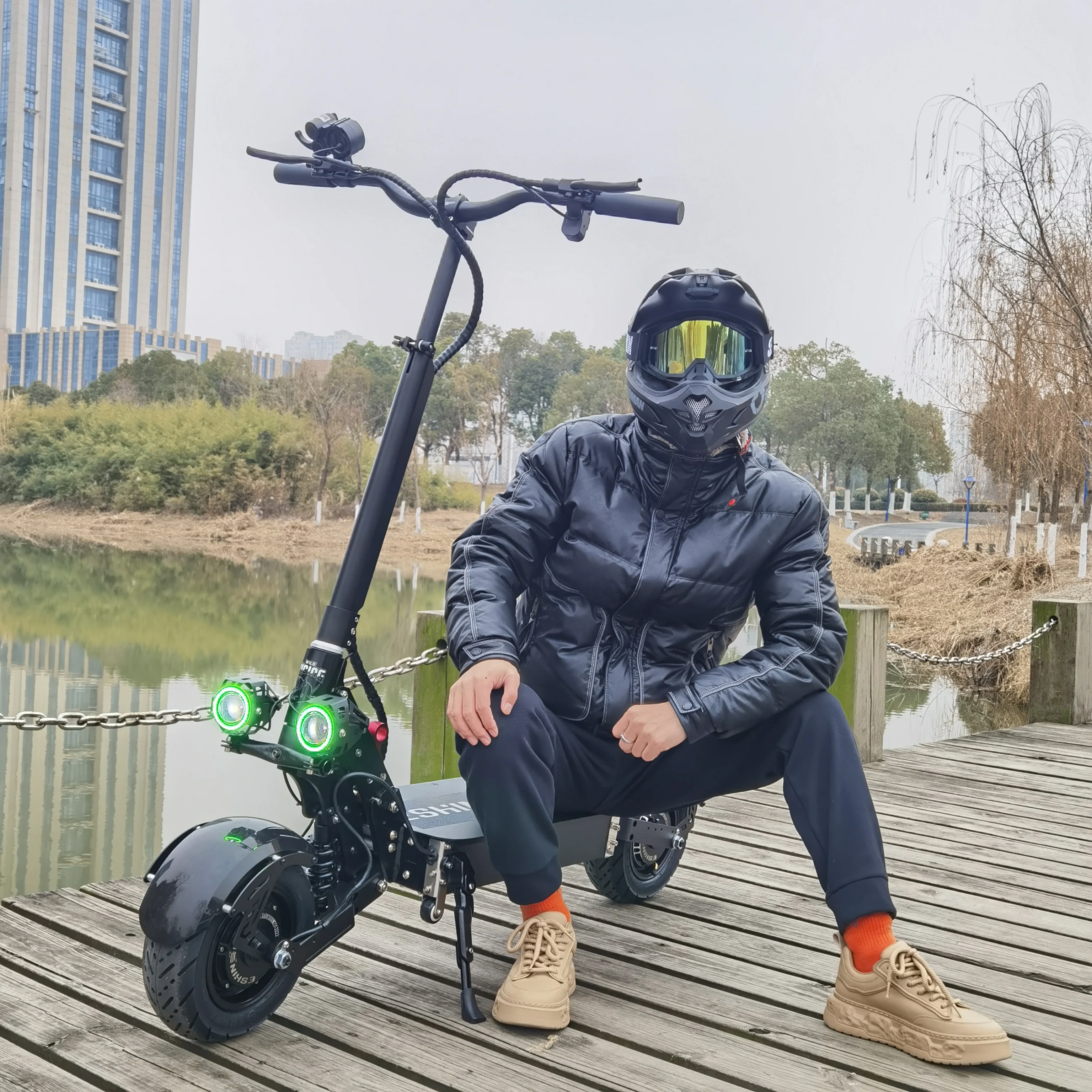 2024 New scooter 60v 6000W 30ah 40ah lithium battery fast speed 70-85km/h 11inch electric scooter for adults dual motor