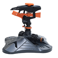 360° Rotation Automatic Garden Watering Lawn Sprinklers Irrigation Watering System with Nozzle Grass Plant for Farm Outdoor Yard