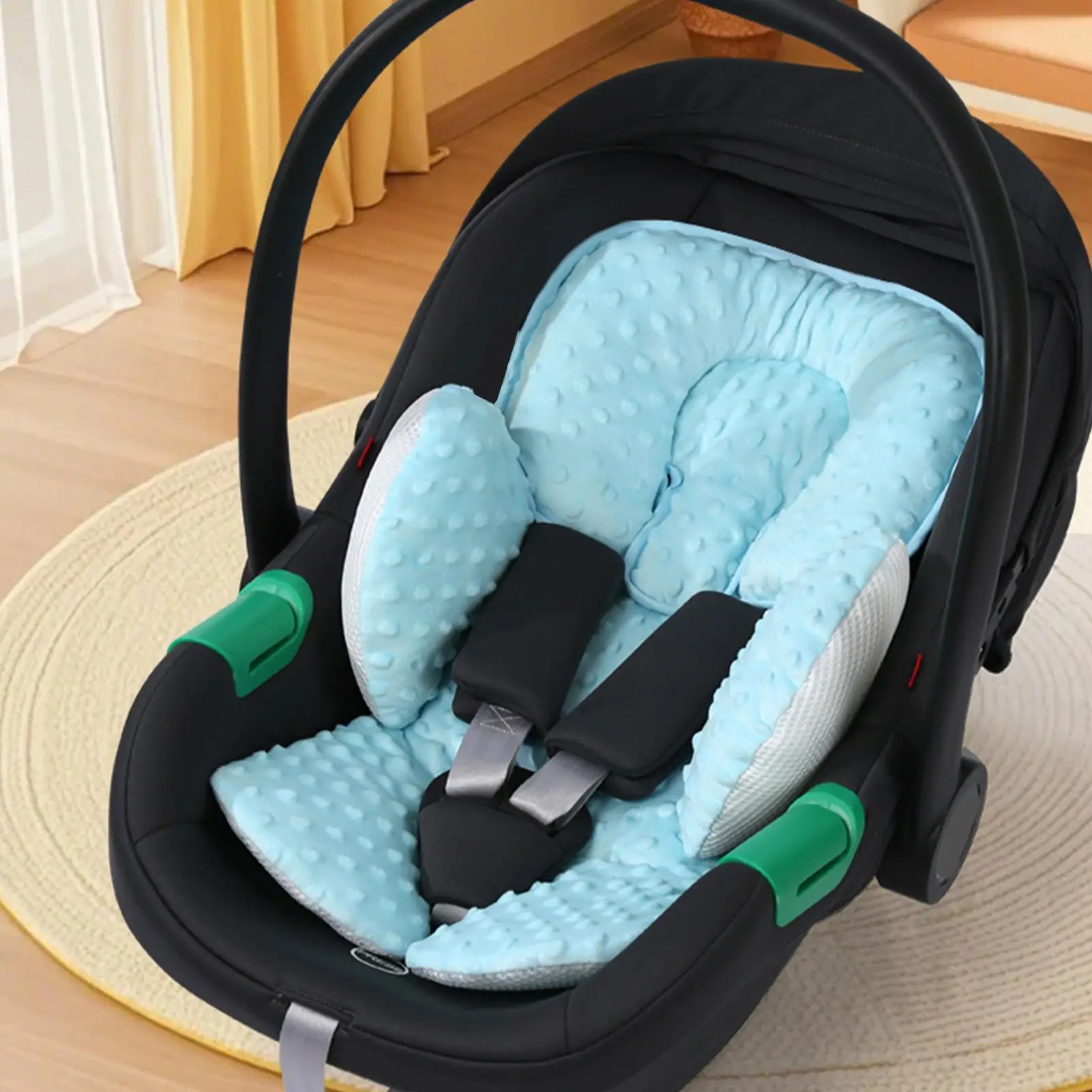 Baby Car Seat Cushion Ergonomic Carseat Stroller Insert Children Sleeping Protection Padding For Travel Road Trips Dining