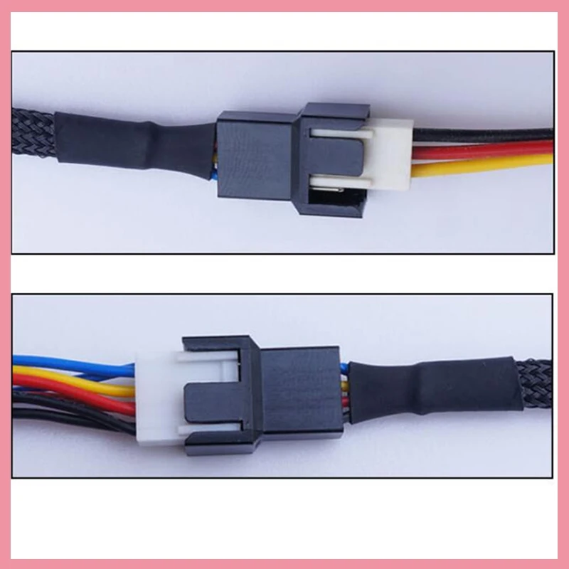 1/2/3/4pin PWM Fan SplitterAdapter Cable 1 Computer CPU Fan Splitter PC Fan Extension Power Cable B6