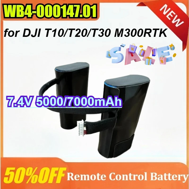 

New WB4-000147.01 7.4V 5000/7000mAh for DJI T10/T20/T30 M300RTK Remote Control Battery Agricultural Plant Protection Drones