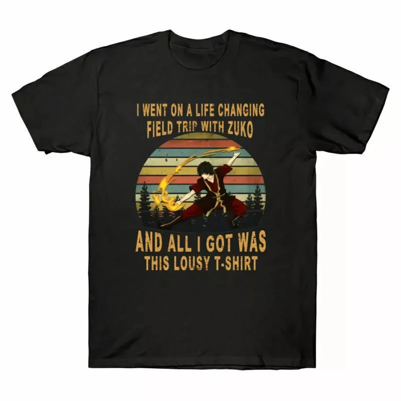 I Went On A Life Changing Field Trip With Zuko Men's Cotton Short Sleeve T-Shirt