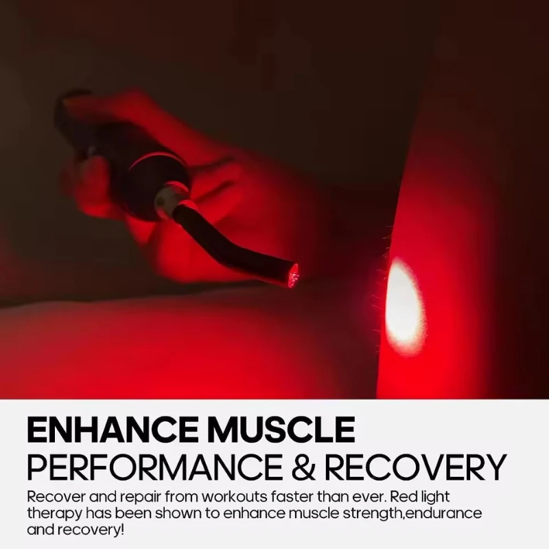 Cold Sore Treatment Device Infrared&Red Light Therapy Lamp for Canker Sore Lips Hands Joint Knee Feet Body Pain Relief - Image 2