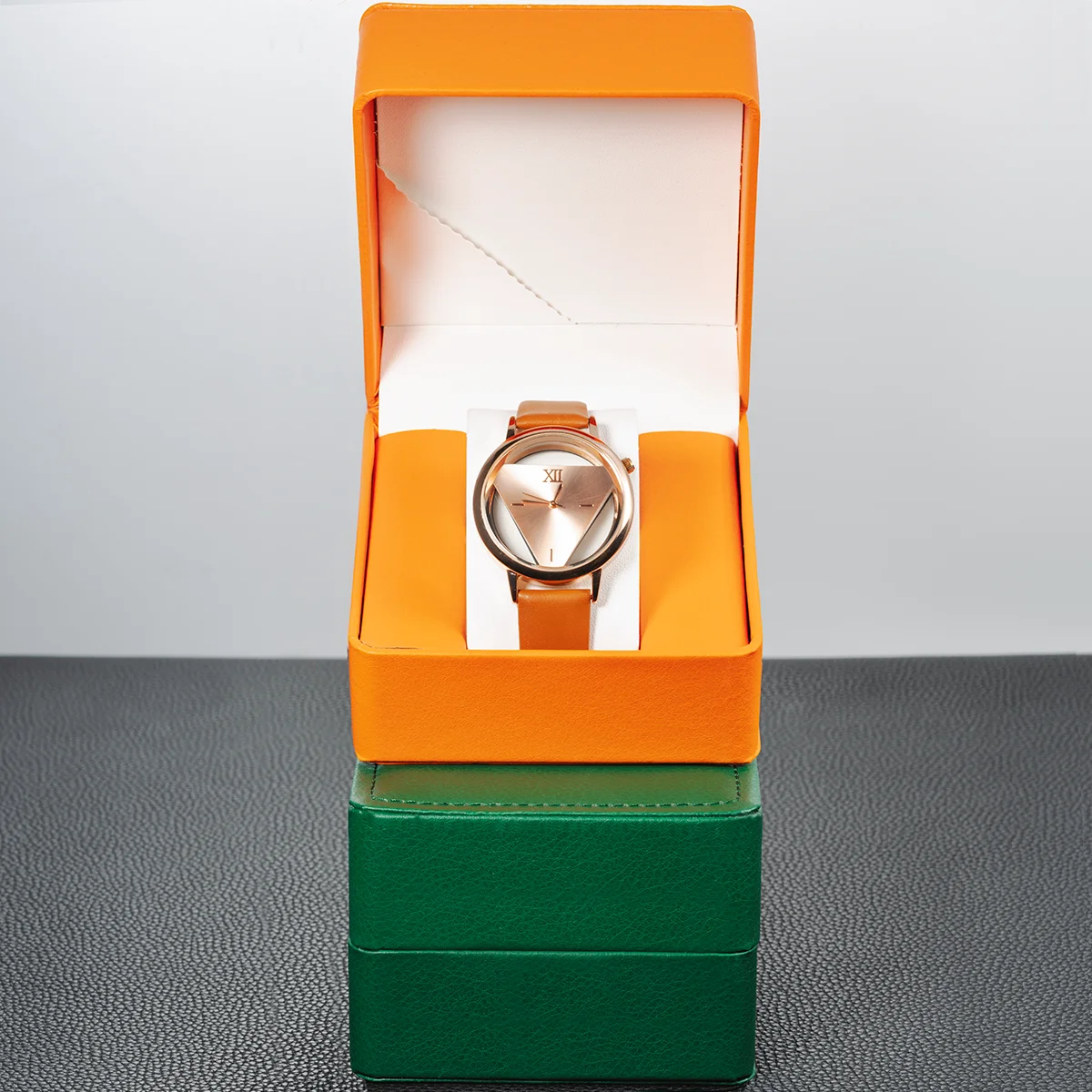 Коробка для хранения часов из искусственной кожи, витрина для одиночных часов, наручные часы, держатель для часов, дорожный органайзер для ювелирных изделий, часов для мужчин, подарок