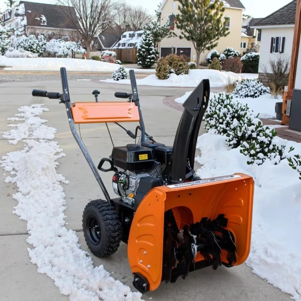 13HP Mechanical Handheld Gas Snowplow Multi Function Core Engine Snow Removal Equipment