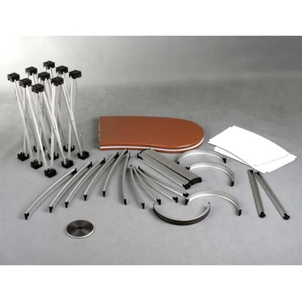 Aluminum Frame Exhibition Fair Promotional Pop-Up Counter, Promotional Booth