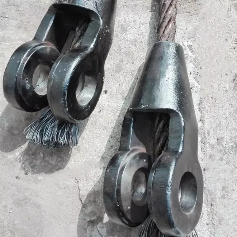 Wire Rope sling cable With forged open closed spelter Socket