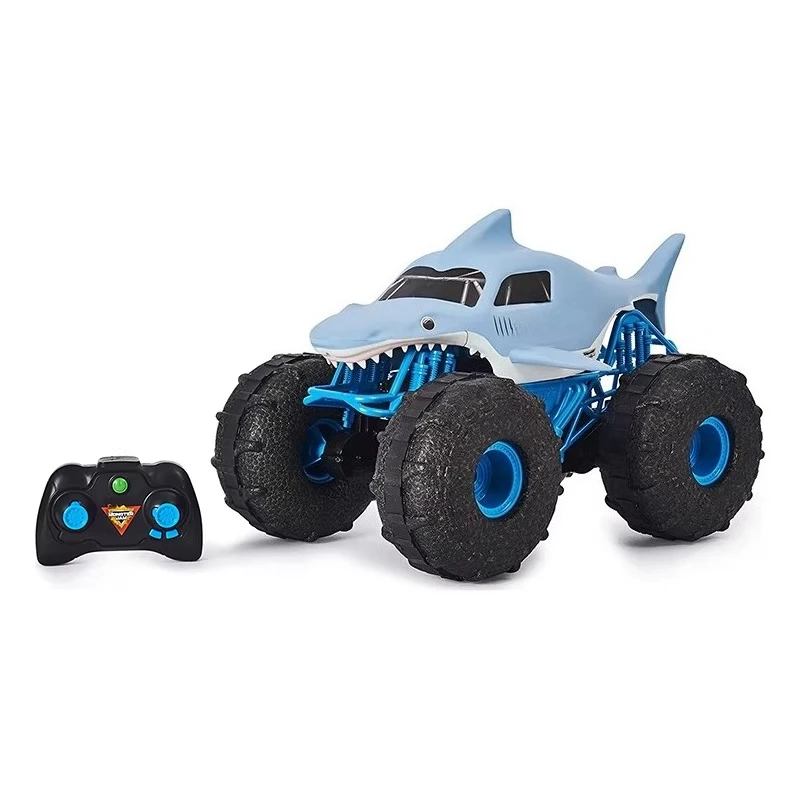

RC Off-road Monster Truck Toy USB Rechargeable Anti-slip Shock-absorbing Amphibious RTR All-terrain Remote Control Climbing Car