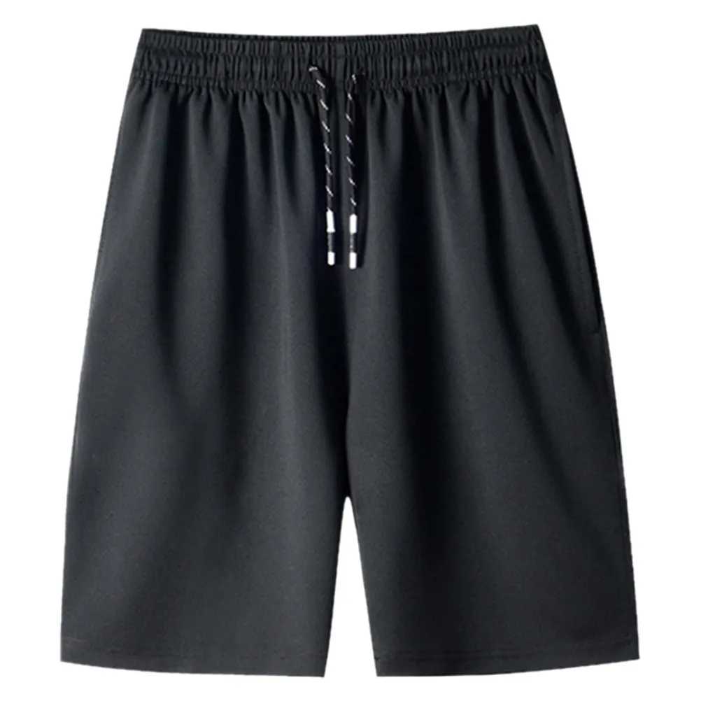 

Мужские спортивные шорты: летние, дышащие, быстросохнущие, эластичные, с регулируемой талией, легкие, удобные, для активного отдыха, бега и йоги