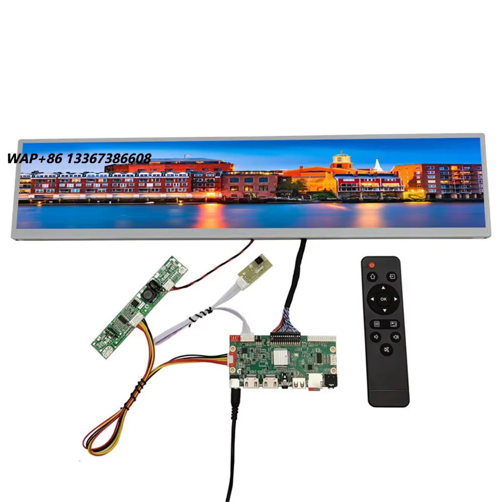 Subway Transportation DV280FBM-NB1 Exhibition Ultra Wide Stretched Advertising LCD Display bar Lcd Screen 28 28.6 Inch Self Edge