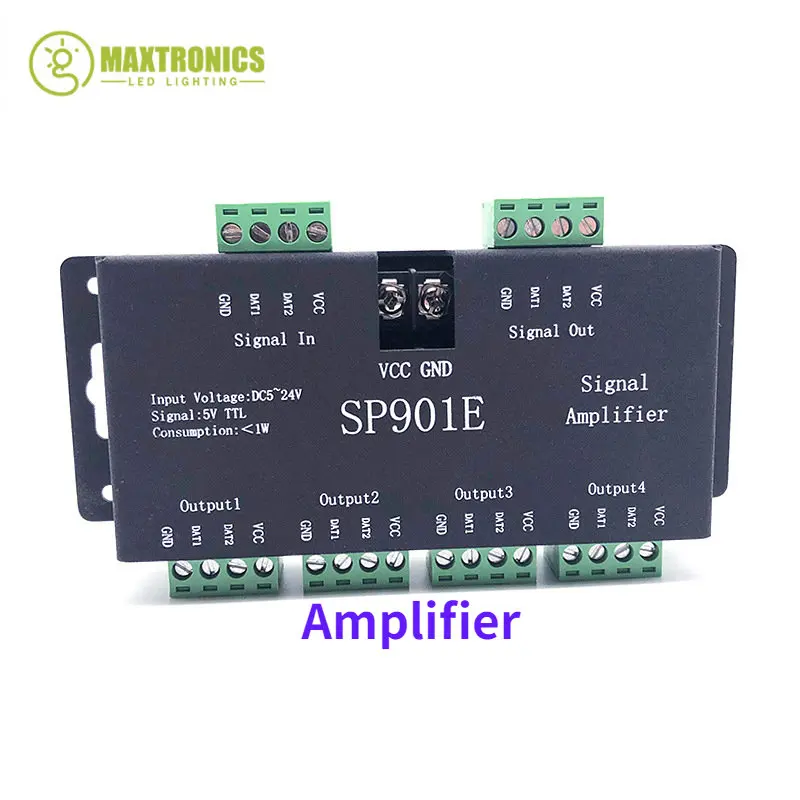 Magia kolorowy pasek Led kontroler WS2811 WS2812B SK6812 IC z SP105E SP106E SP107E SP108E SP110E SP601E SP602E SP608E SP611E