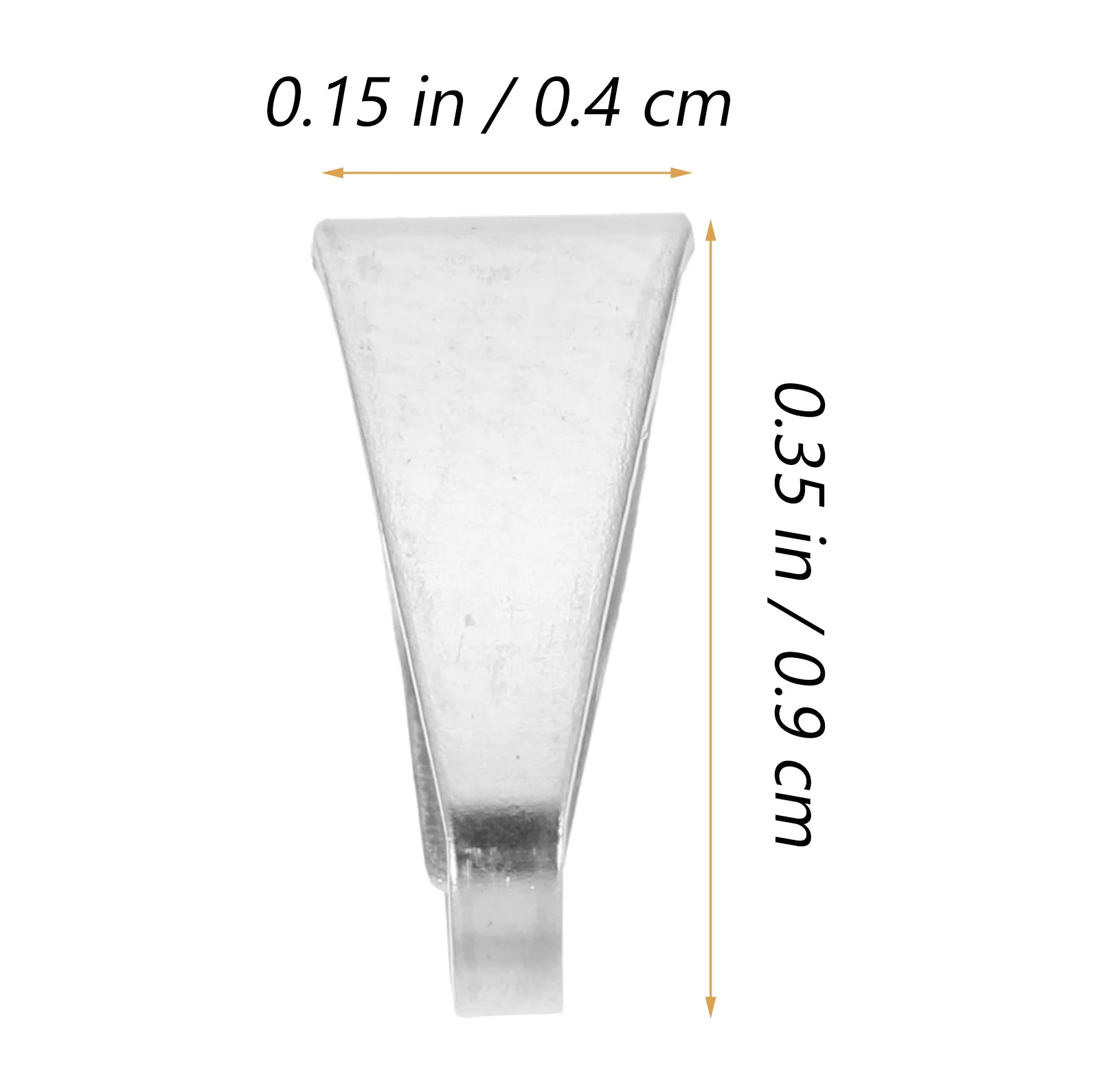 100 Uds. Hebillas colgantes de joyería de acero inoxidable, materiales para collar DIY, accesorios, cierre de conexión colgante, cierre de joyería