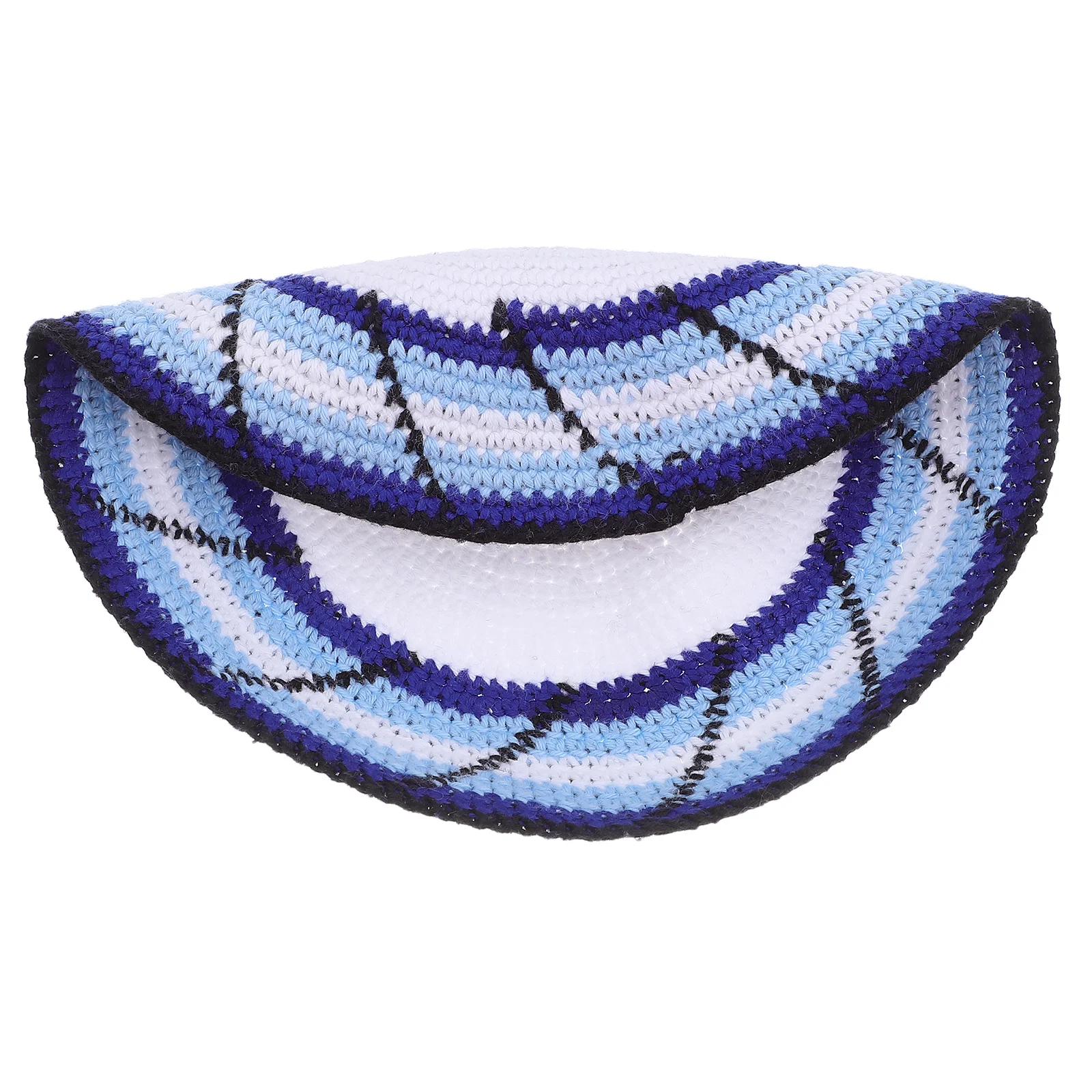 

Hand-Knit Yemenite Kippah Adult Breathable Stylish Jewish Skullcap for Daily Wear Ceremonies Yarmulke for Men Skull Caps