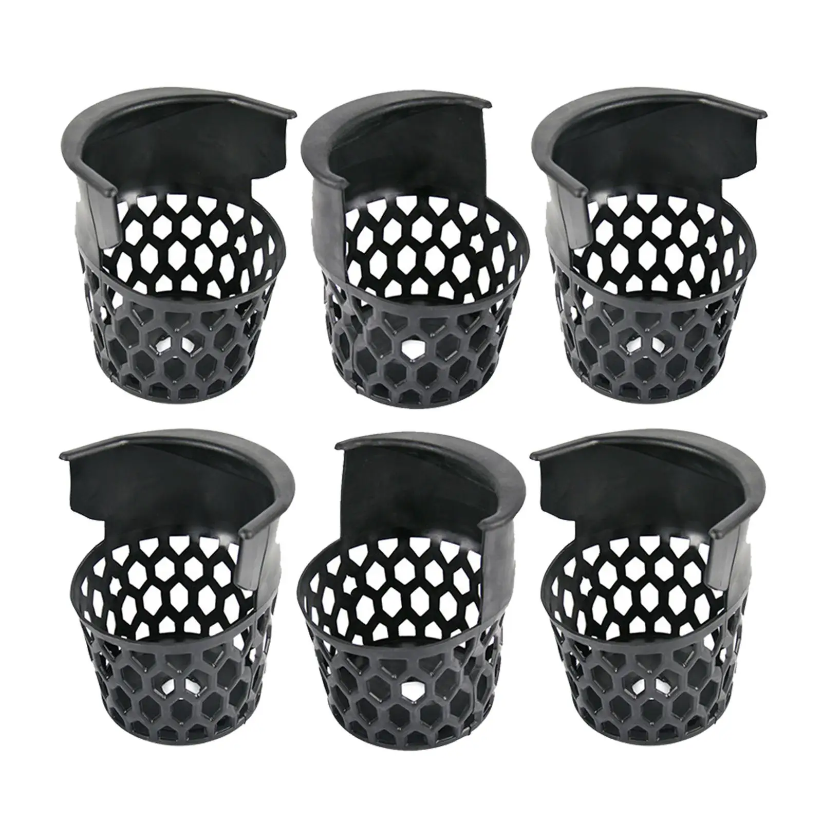 

6 Pieces Pool Table Billiard Pockets Set, Billiard Baskets Billiards Supplies with 12 Screws Replacement Pockets Web Pockets