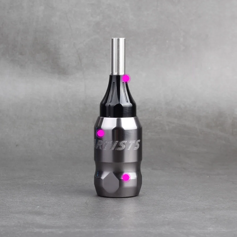 

Adjustable Cartridge Grip Tube Handle For Tattoo Machine Rhomb Texture Anti-Slip Lightweight Shader Liner