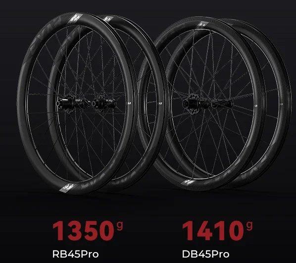 EXAR Carbon Fiber Wheel Set Carbon Knife Road Bicycle Carbon Wheel Disc Brake Ring Brake Self Designed Ultra Light Wheel Set