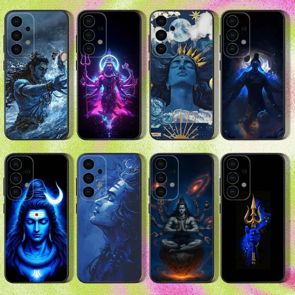 

Phone Case For Samsung S25,S24,S21,S22,S23,S30,Ultra,S20,Plus,Fe,Lite,Note,10,9,Lord Shiva Mahadev 5G Black Cover