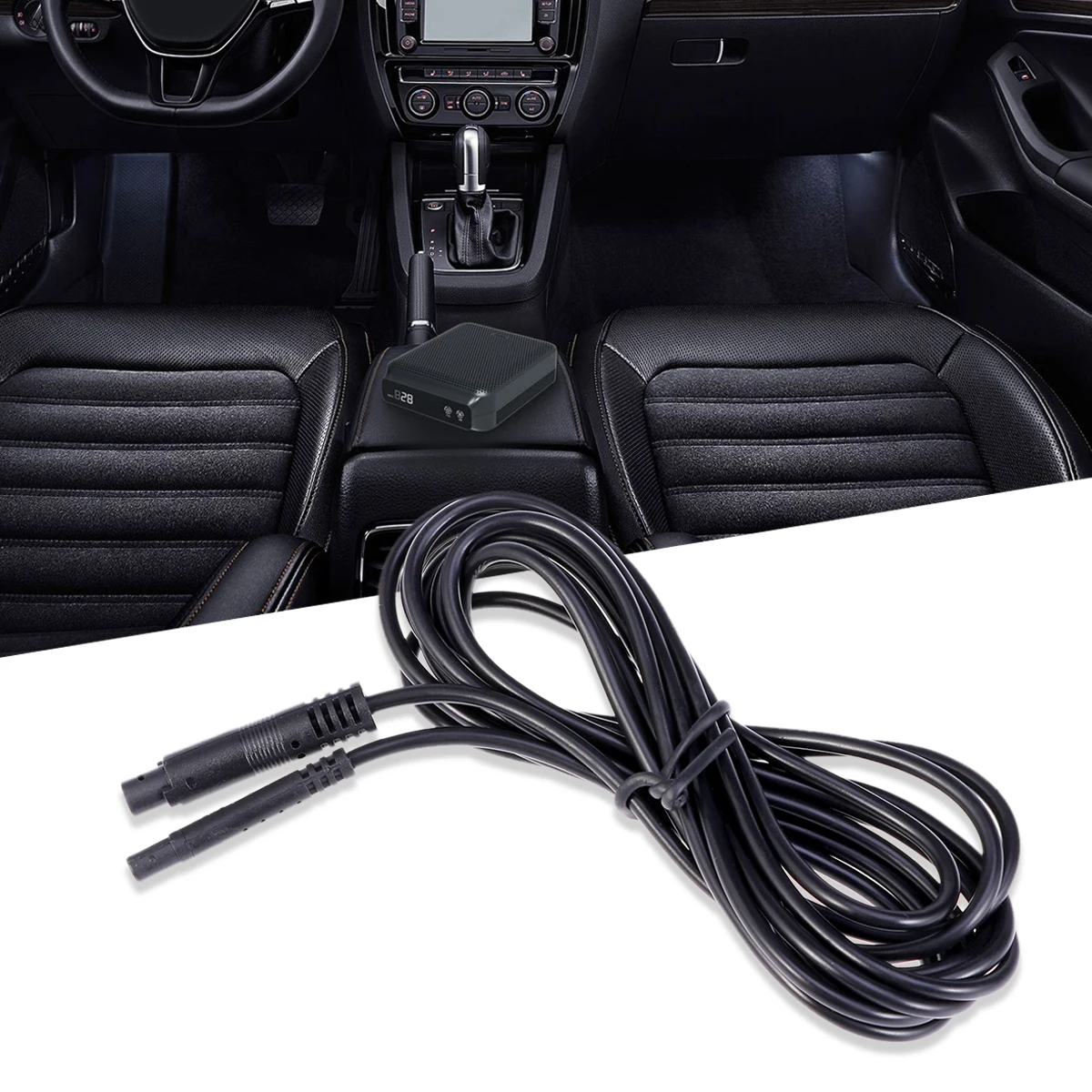 

Car 4 Pin Aviation Cable 2.5M Backup Camera Extension Wire Dash Supply Cable Vehicle Safety Warning Device