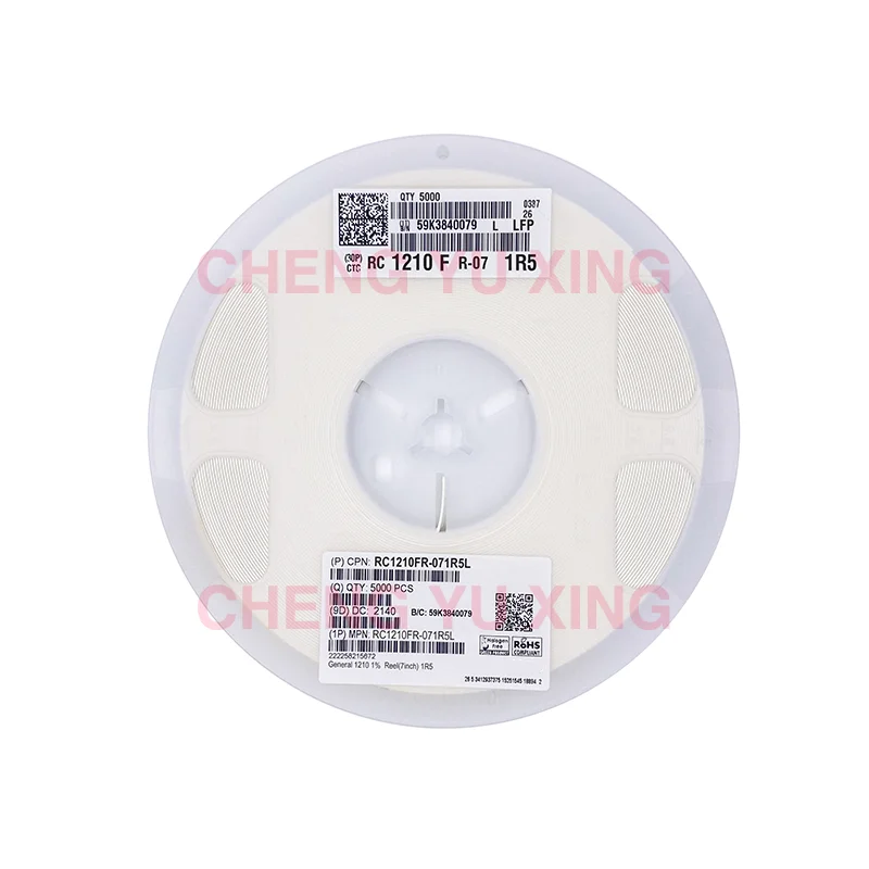 

1210 1R5 1% R 5000 RC1210FR-071R5L, шт., резистор SMD