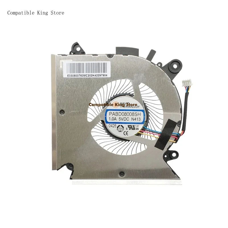 X N413 CPU Cooling Fan for MSI GF63 9RCX-818 9SC-066 GF65 Thin 9SD-004 9SEXR-250 9SD-252 9SEXR-249 9SD-251 MS-16R1 R2 R3 R5 W1
