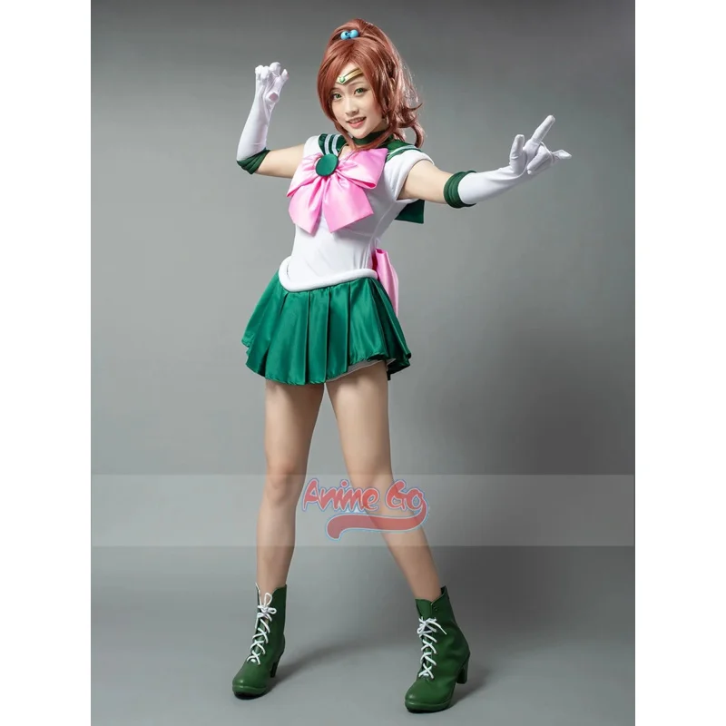 Disfraz de cosplay de anime Saior Júpiter Kino Makoto, uniforme para mujeres y niñas, mp000hongkong ms2957