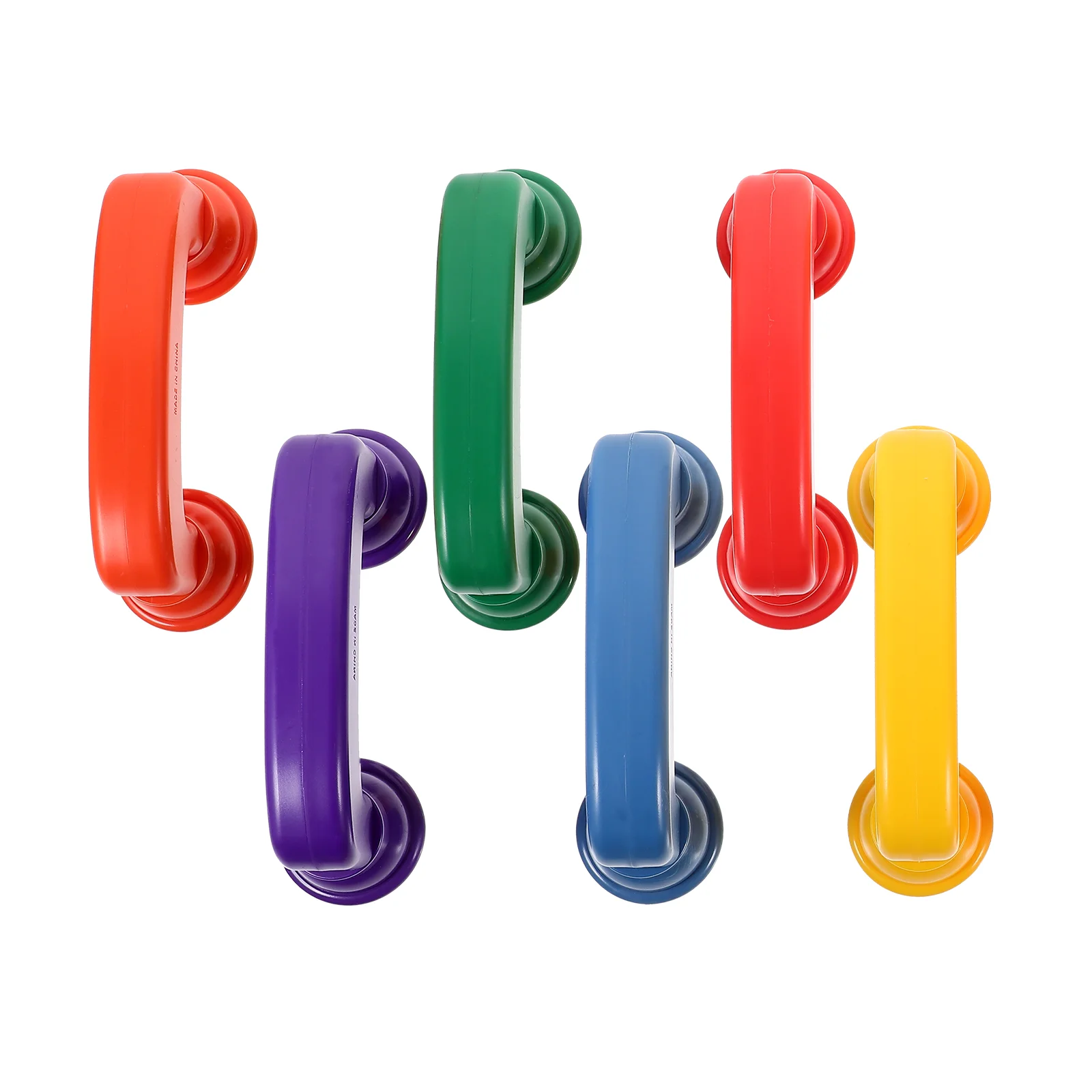 6 Pcs Preschool Puzzles Earpiece Toy Phone Whisper Decor Telephone Mic Abs Toddler Educational