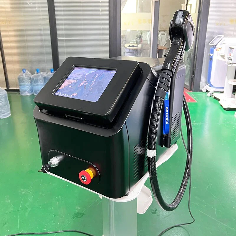 Profesjonalny laser diodowy 755 808 1064nm depilacja laserowa 3000W lodowy tytanowy laserowy depilator bezbolesny depilator ciała