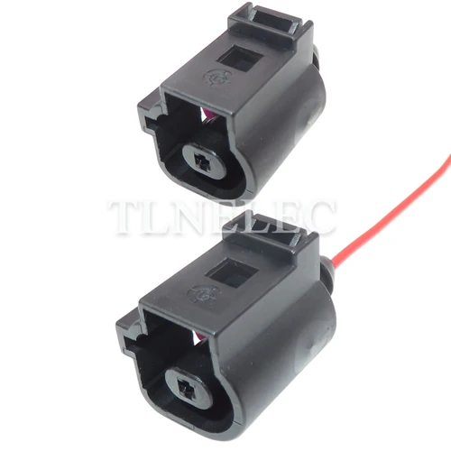 Imagen 1 del producto Conector de Cable de 1 Pin con Sensor de presión de aceite para coche, conectores sellados para VW Audi 1J0937081 1J0 937 081