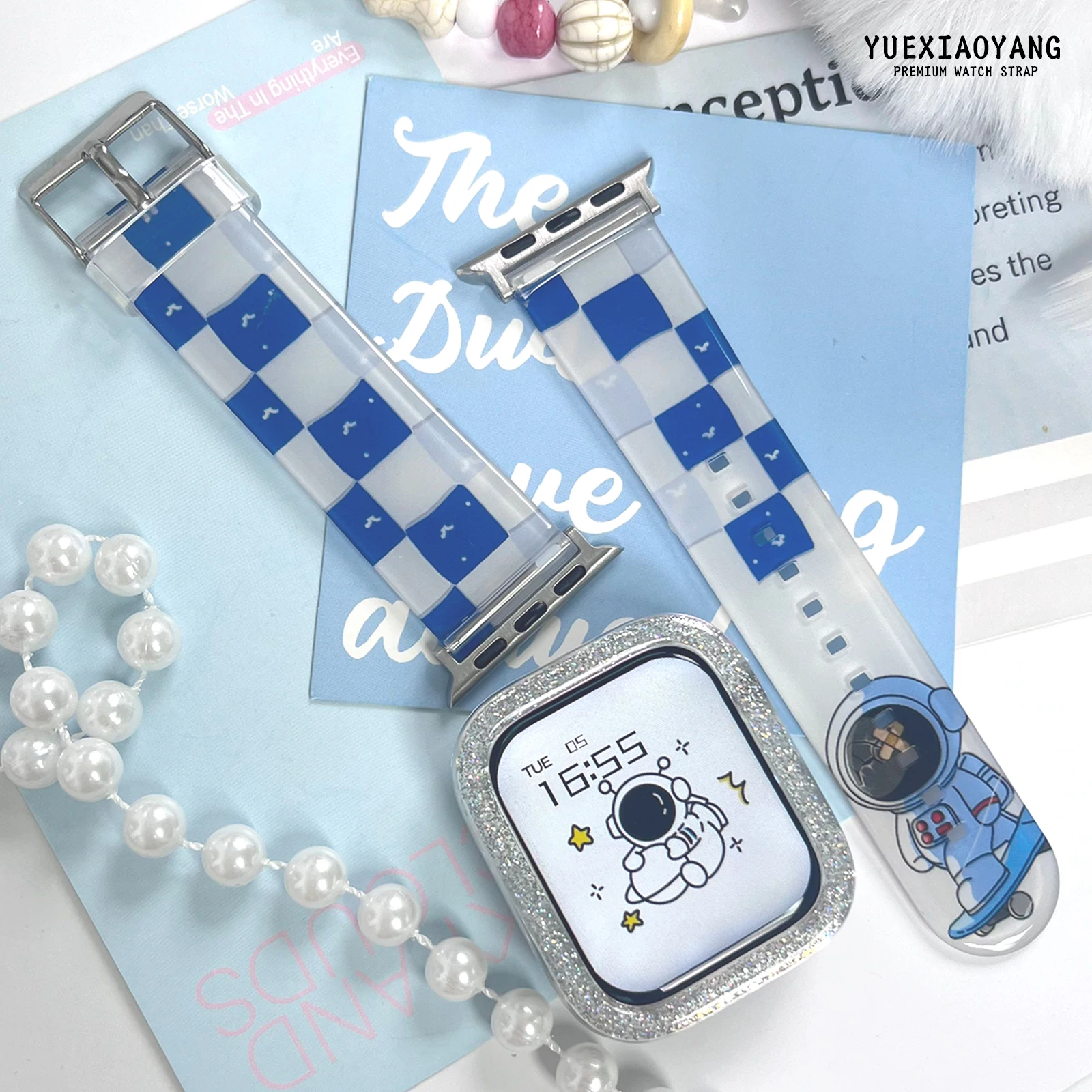

New transparent watch strap for Apple Watch 11 10 9 8 7 Silicone Band Replaceable Bracelet for iWatch 46mm 44mm 42mm Watchband