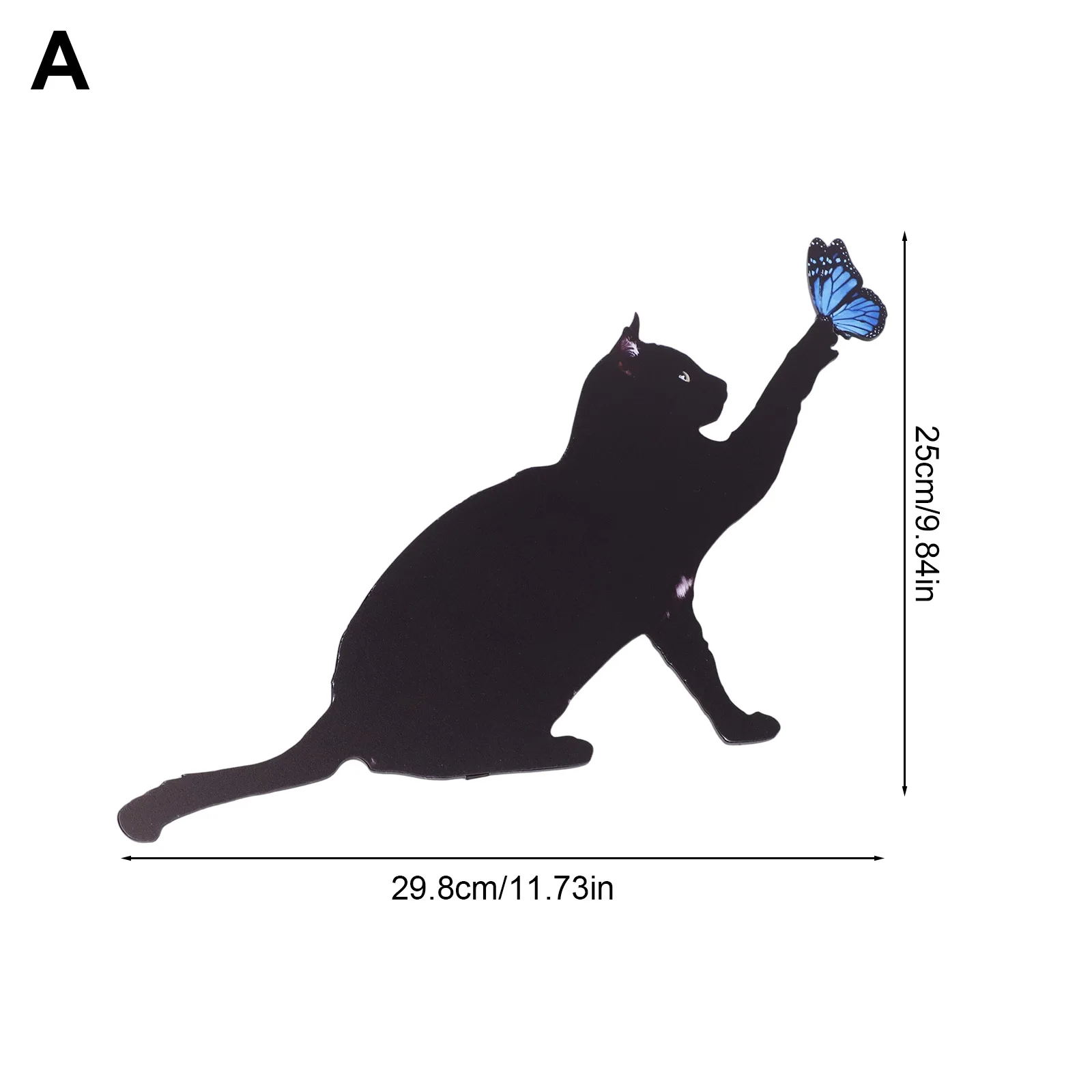 Cat Scarer Bird Deterrent Black Acrylic Outdoor Courtyard Floor Insertion Garden Control Repeller Garden Tools