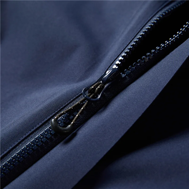 سترة رجال الأعمال الكاجوال 3 في 1، معطف مقاوم للماء بدون خياطة للتنقل في الحضري، 360 درجة °   تصميم مقاوم للرياح مع بطانة حرارية