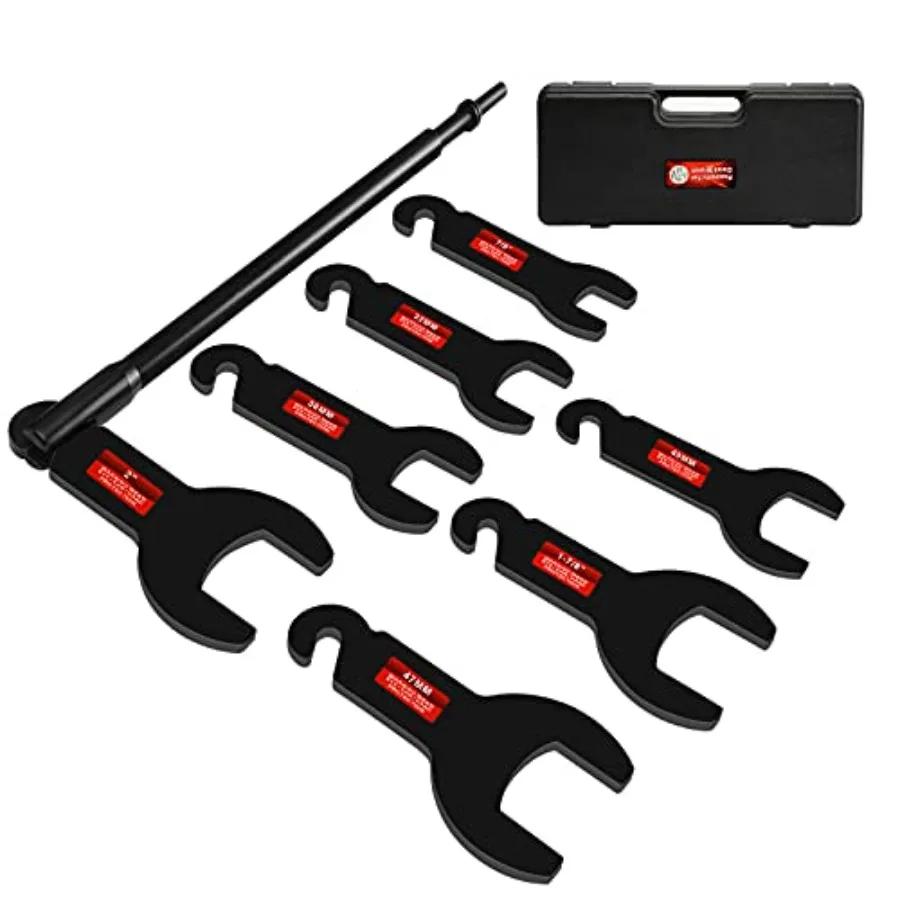 8PCS Pneumatic Fan Clutch Wrench - 43300 Removal Tool Kit, Auto Repair Spanner Kit Installs Compatible With, GM, Chrysler and