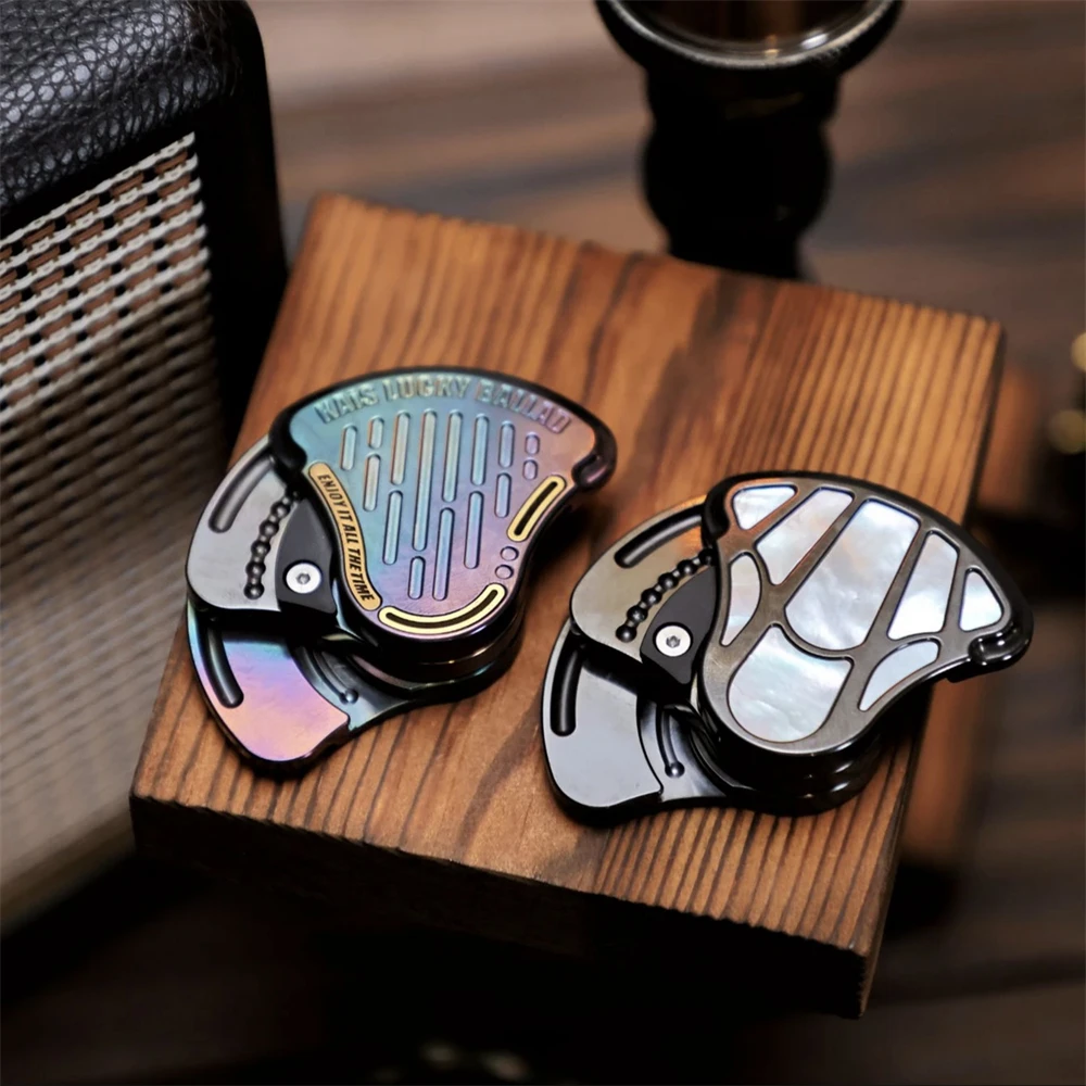 Diapason en alliage de Zirconium, curseur de Fidget EDC Fidget Spinner, jouets Anti-Stress en métal, jouets de mise au point sensorielle