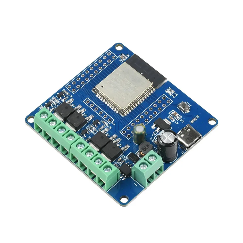 ESP32-32E Based Development Board with MOSFET Switch Modules for Home Automation and Industrial Control Projects