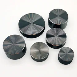 Black Aluminum Alloy Potentiometer Knob Cap Encoder Volume Control Audio Knob for 6mm Shaft Hole Knob ( Knurled Shaft Dia.)