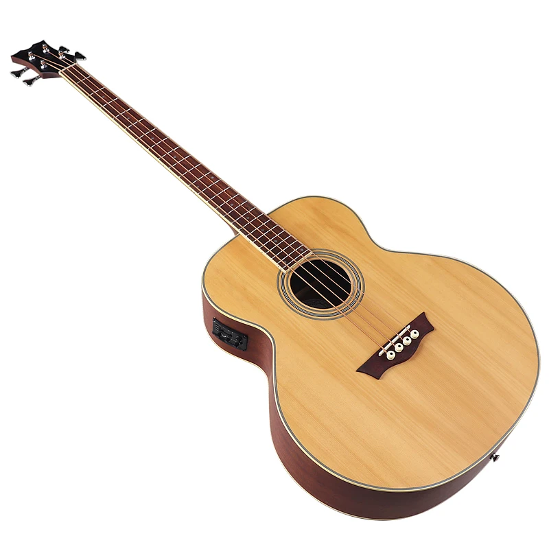 Jumbo Body 43 Inch Electric Acoustic Bass Guitar 4 String Acoustic Bass Folk Guitar With EQ Good Handicraft