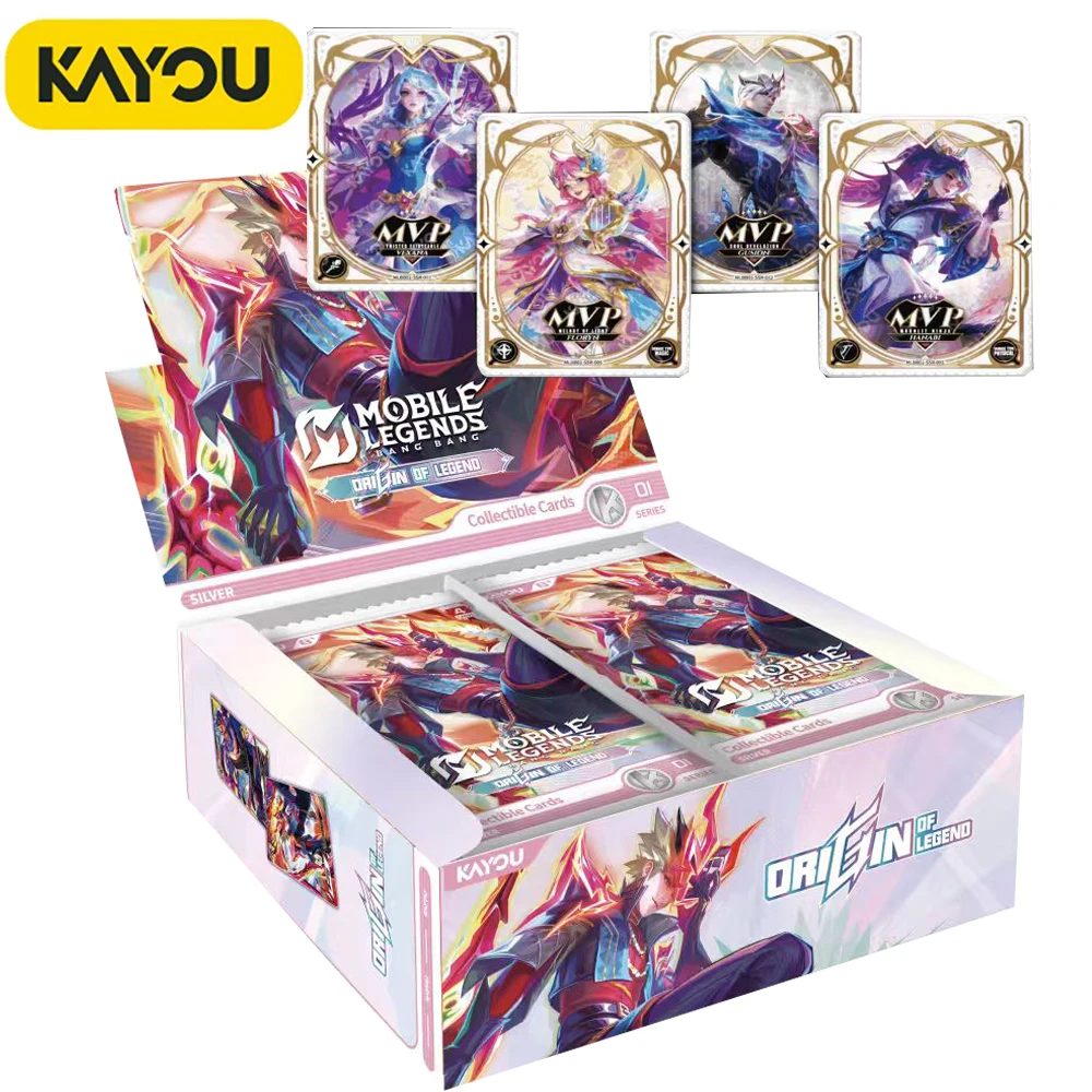 KAYOU Original Mobile Legends: Bang Bang Cards English Language Real World Game Battle Exquisite Creative Card Boys Girls Gifts