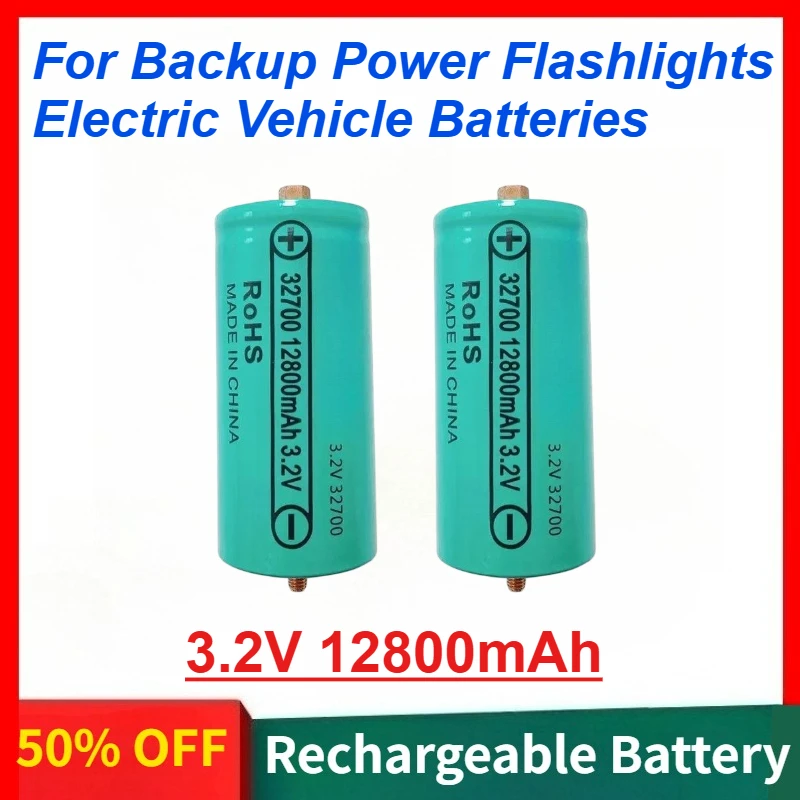 

3.2V 12800mAh Rechargeable Lithium Iron Phosphate Battery Suitable for Backup Power Flashlights Electric Vehicle Batteries