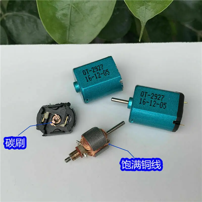 Mini High Speed Carbon Brush Micro FF-030 DC Motor DC 1.5V 2.4V 3V 3.7V 52000RPM for Competition Student Boat Model RC Toy Cars