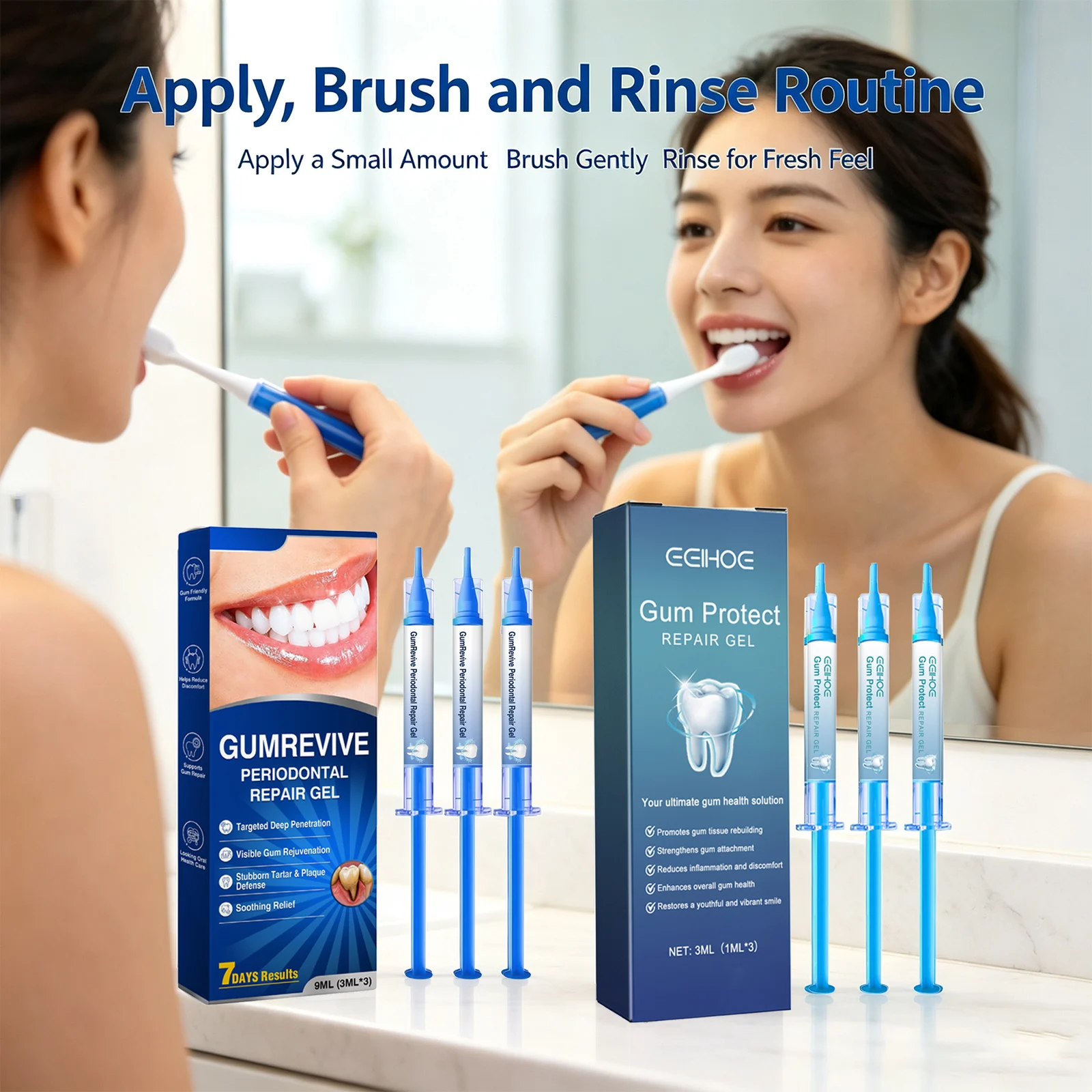 Teeth Whitening Serum - Gel Perawatan Gusi Memperkuat Jaringan Gusi