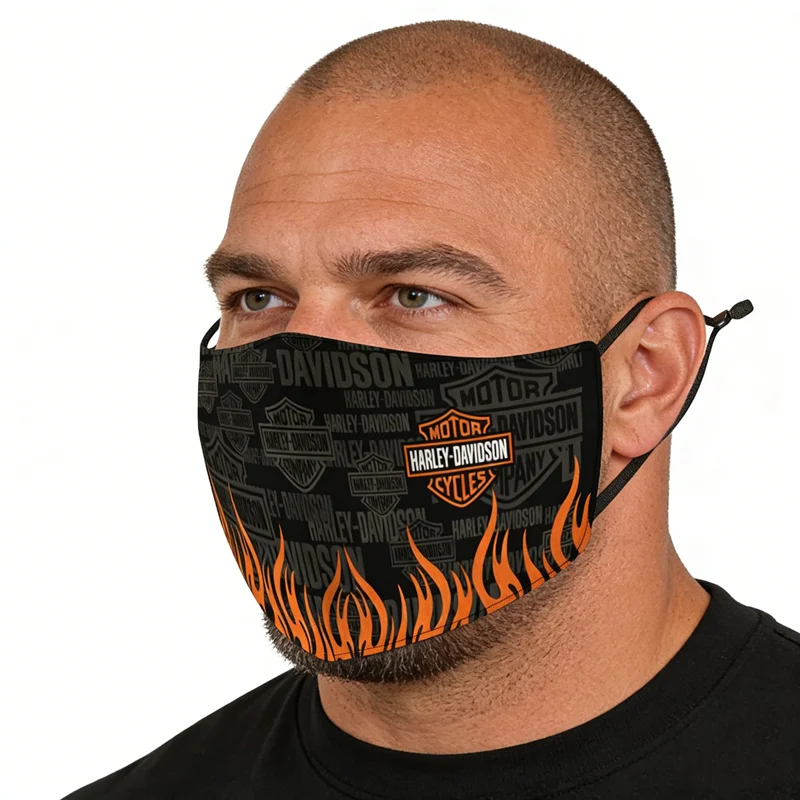 Motorcycle For Harley Davidson Emblem Outdoor Sun Cover Scarf Cycling Riding Mask Dustproof Sports Quick Drying view 2