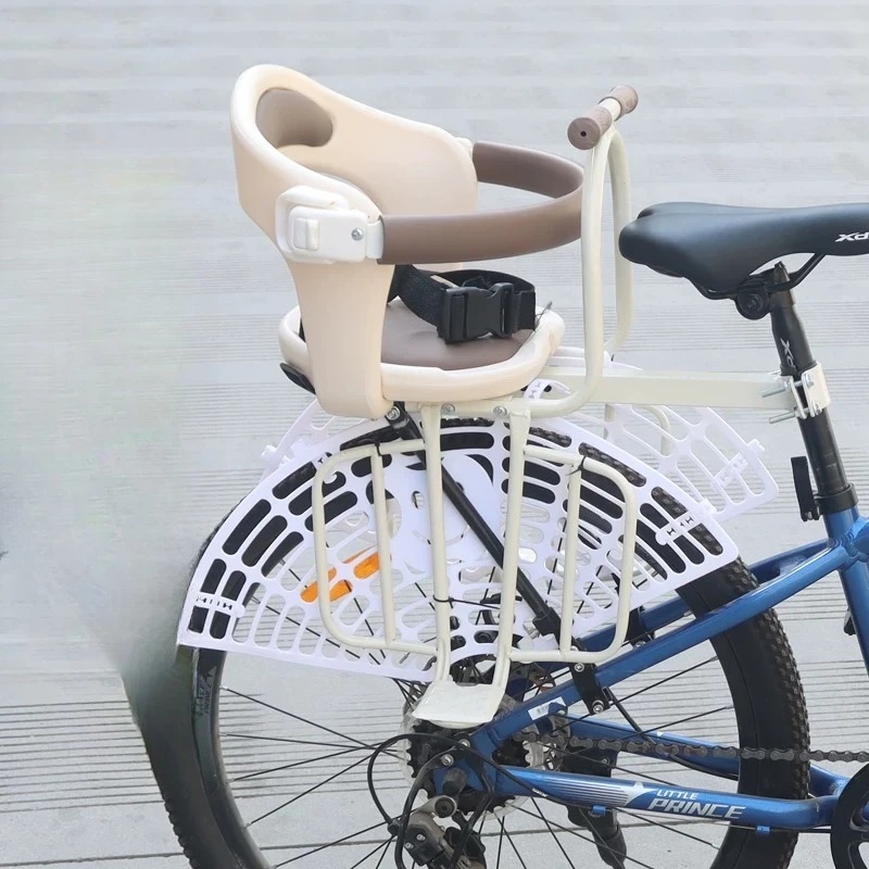 Mountain Bike Child Seat Bicycle Children Saddle Back Baby Rear Seat Rear Baby Child Safety Seat Guardrail Aluminum Support Rod view 5