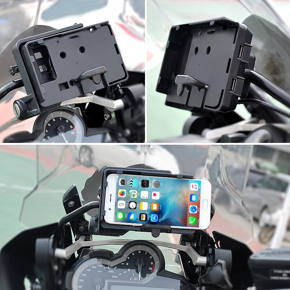 

Motorcycle Mobile Phone Navigation Handlebar Bracket Support 12mm For BMW R1250GS R1200GS R1200 GS GSA ADV LC R 1200 Adventure