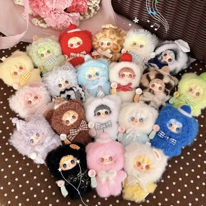 new Yooki phone strap Mini Plush Blind Box Trendy Collectible Toy Plush Doll Bag Pendant Decorative Ornament Gift Toy Collectors view 3