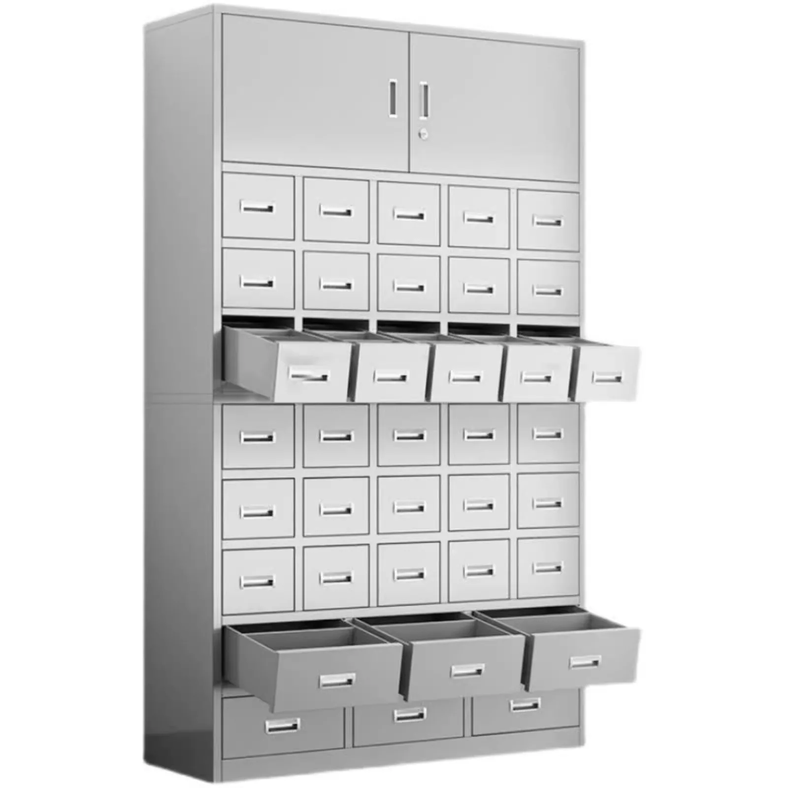 Stainless steel traditional Chinese medicine cabinet dispensing table clinic western medicine cabinet medical disposal