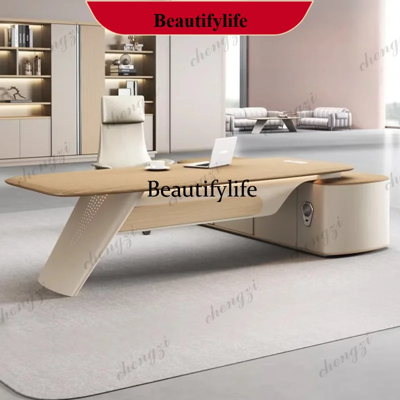 D178 Light luxury minimalist and modern room offices office desks and workstations Executive Desk computer desk Room desks