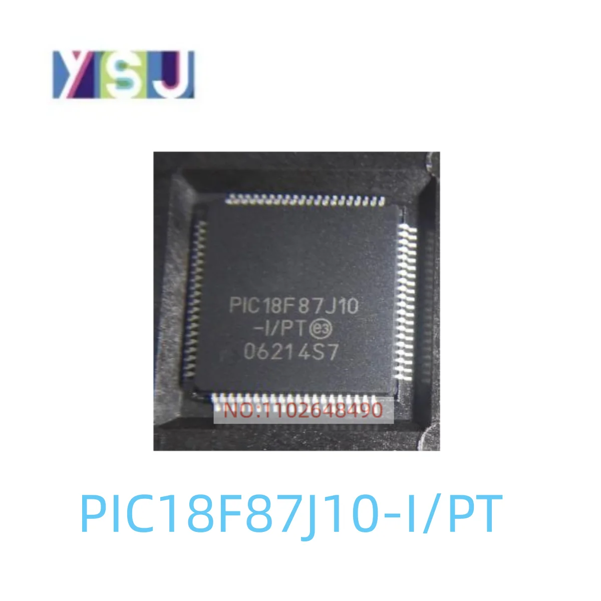 PIC18F87J10-I/PT IC tout neuf EncapsulationQFP-80 de microcontrôleur