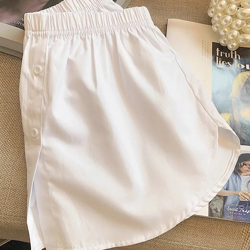 

Повседневная удлиненная юбка-свитшот для ношения под одеждой, женская нижняя одежда, осенне-зимняя, больших размеров, короткая юбка