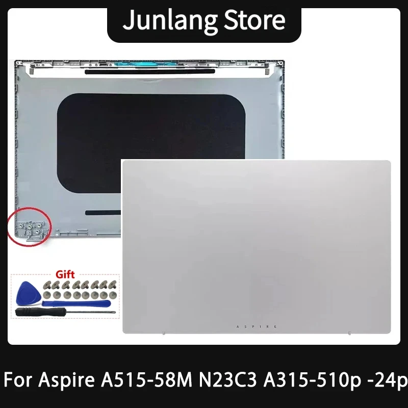 Original New For Aspire A515-58M N23C3 A315-510p -24p LCD Back Cover Screen Housing Case Rear Lid Top Replacement AP3ZC000101