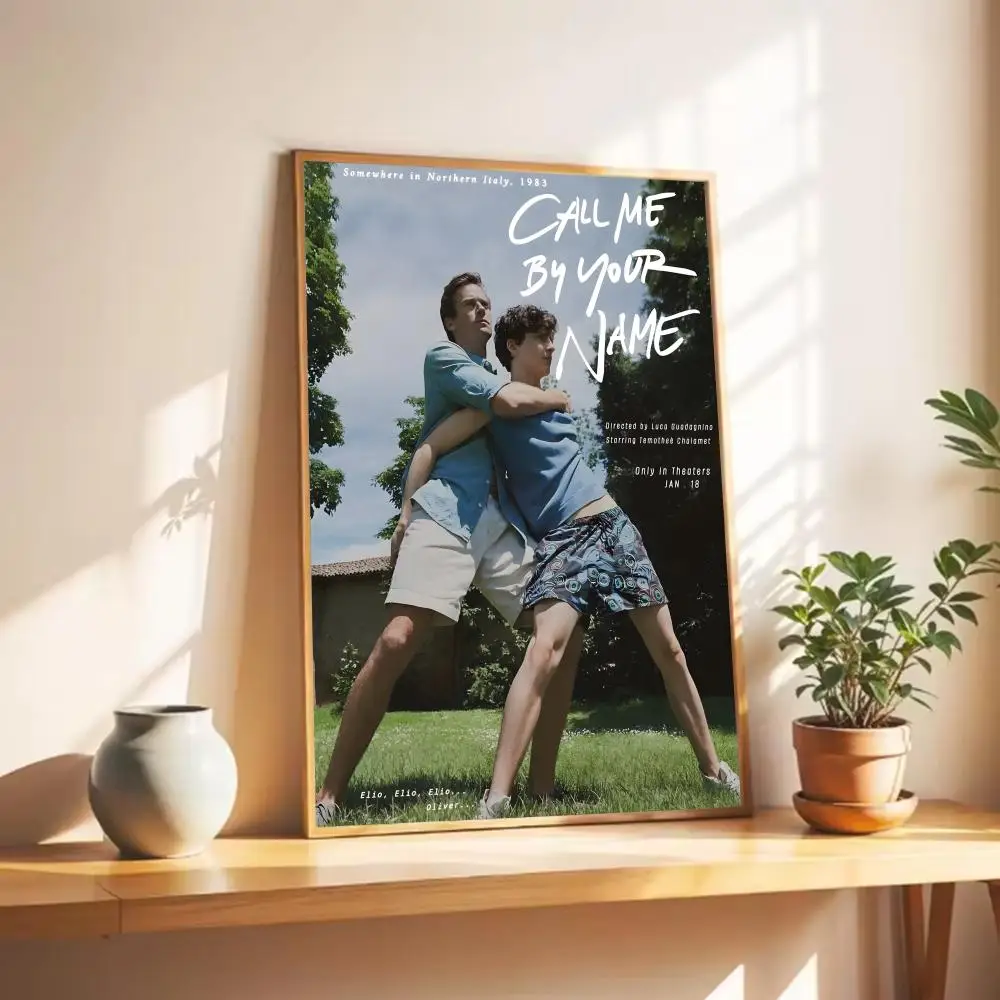 1 قطعة C-Call M-Me باسمك المثليين الحب الفيلم المشارك جدار الفن طباعة ملصق ديكور جدارية ديكور المنزل هدية غير المؤطرة #6